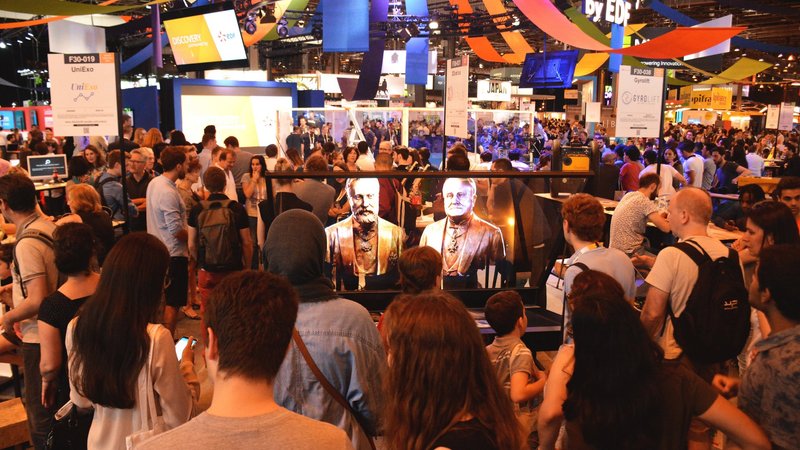 l'Iris 75 sur le stand Holusion pour Vivatechnologies